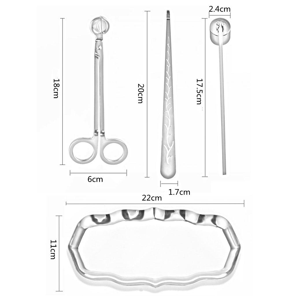 4pcs Stainless Steel Candle Wi - đánh giá và giá Wick Dipper Tool