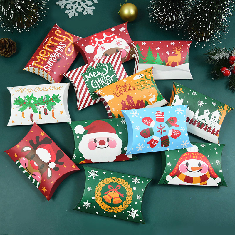 Christmas Pillow Shape Kraft P - đánh giá và giá Kraft Paper Box