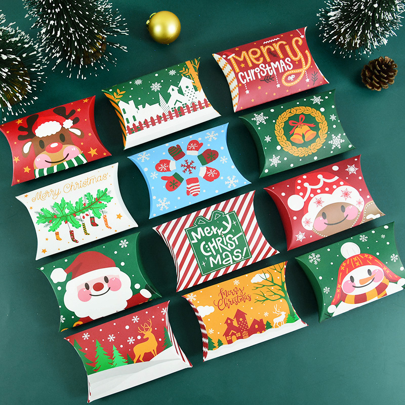 Christmas Pillow Shape Kraft P - đánh giá và giá Kraft Paper Box